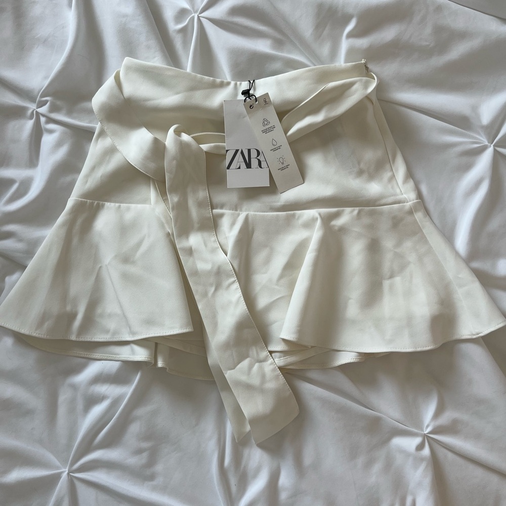 Zara White Skirt